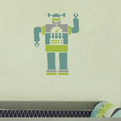 Robots Stencil Kit - 4-piece