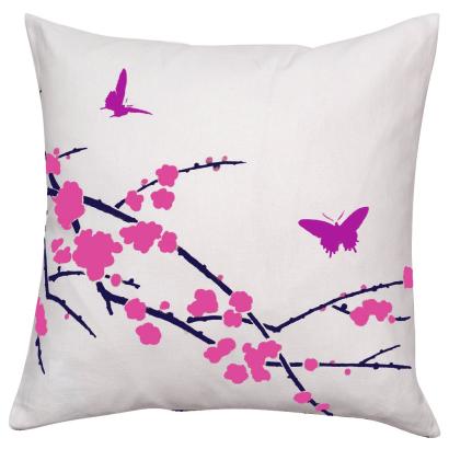 Sakura and Butterflies Pillow & Tote Stencil