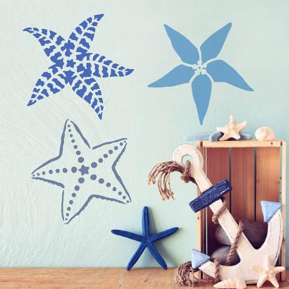 Big Starfish Nautical Stencil