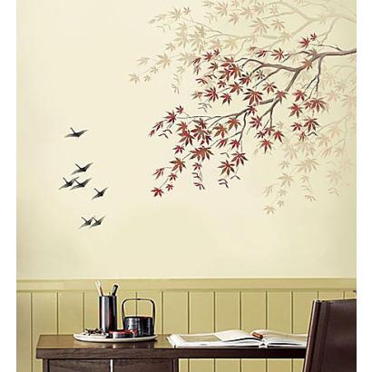 Japanese Maple Branch Stencil