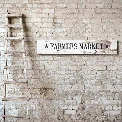 Farmers Market Sign Stencil