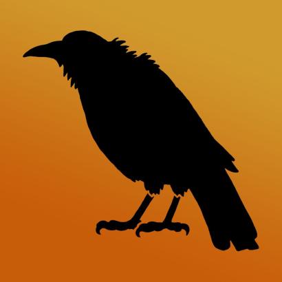 Crow Craft Stencil