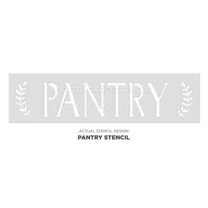 Pantry Sign Stencil - Large Size
