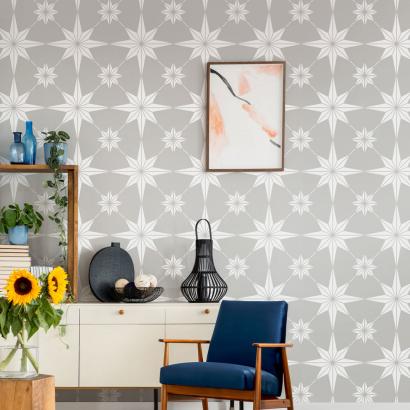 Star Tile Stencil - Size: Large 12"x12" - Factory Second