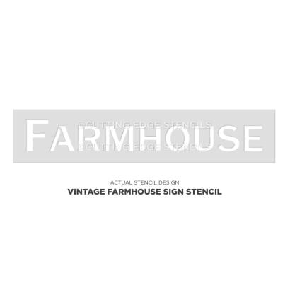 Vintage Farmhouse Sign Stencil