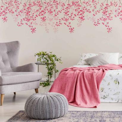 Weeping Cherry Wall Stencil