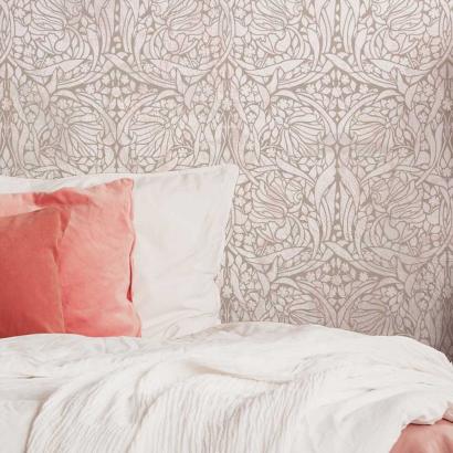 Pimpernell Wall Stencil Pattern by William Morris